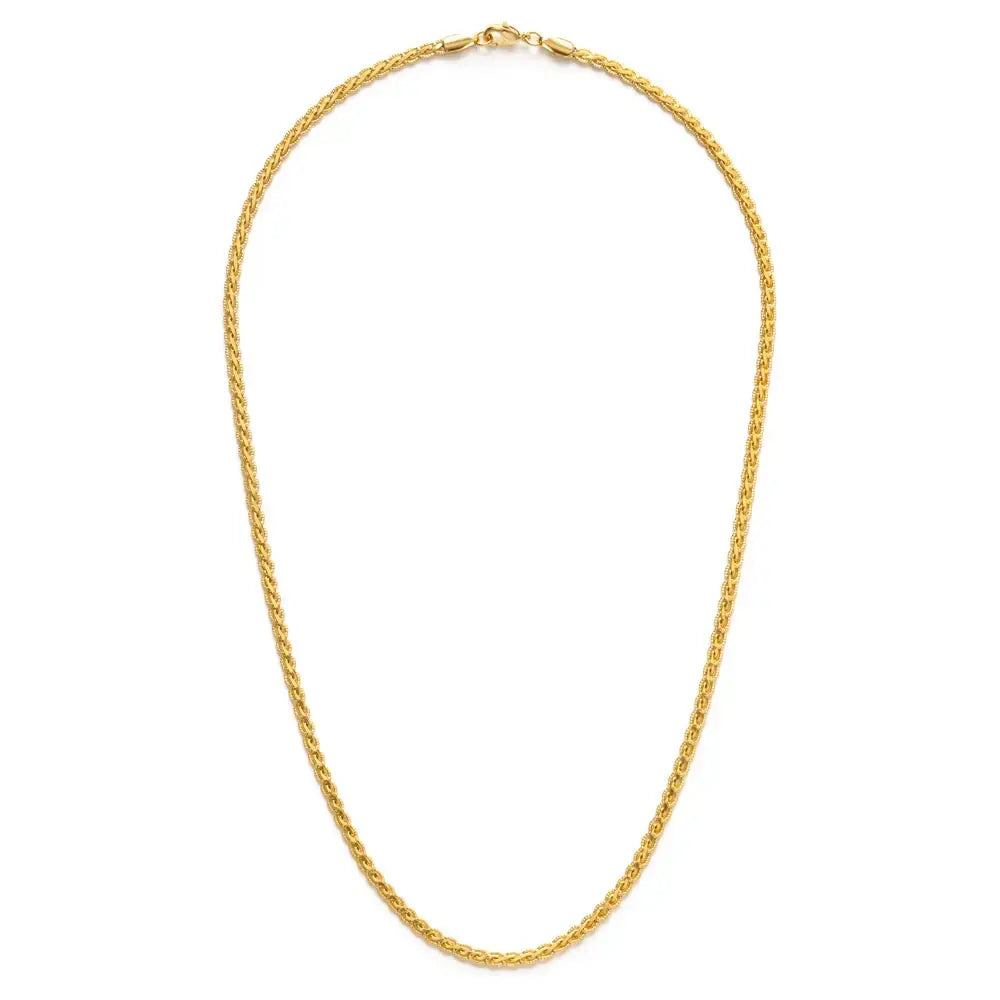 necklace - serpentine chain 18" - 14kgp by amano studio