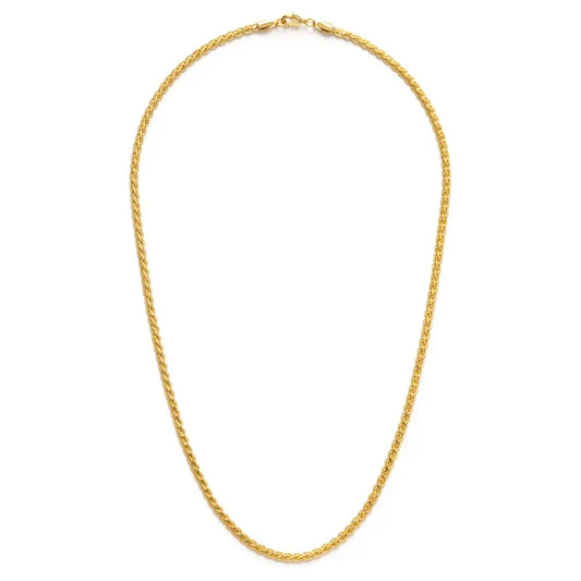 necklace - serpentine chain 18" - 14kgp by amano studio
