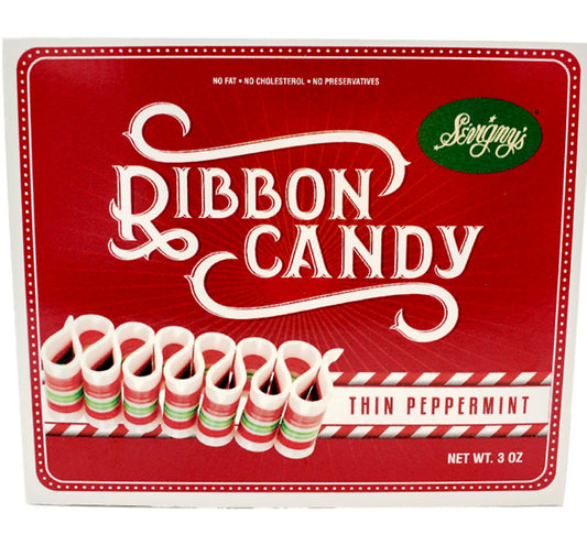 candy - sevigny's ribbon candy - thin peppermint by redstone foods inc