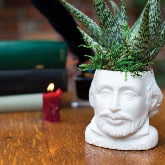 ceramic planter pot - bust figure by unemployed philosophers guild
