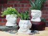 ceramic planter pot - bust figure by unemployed philosophers guild