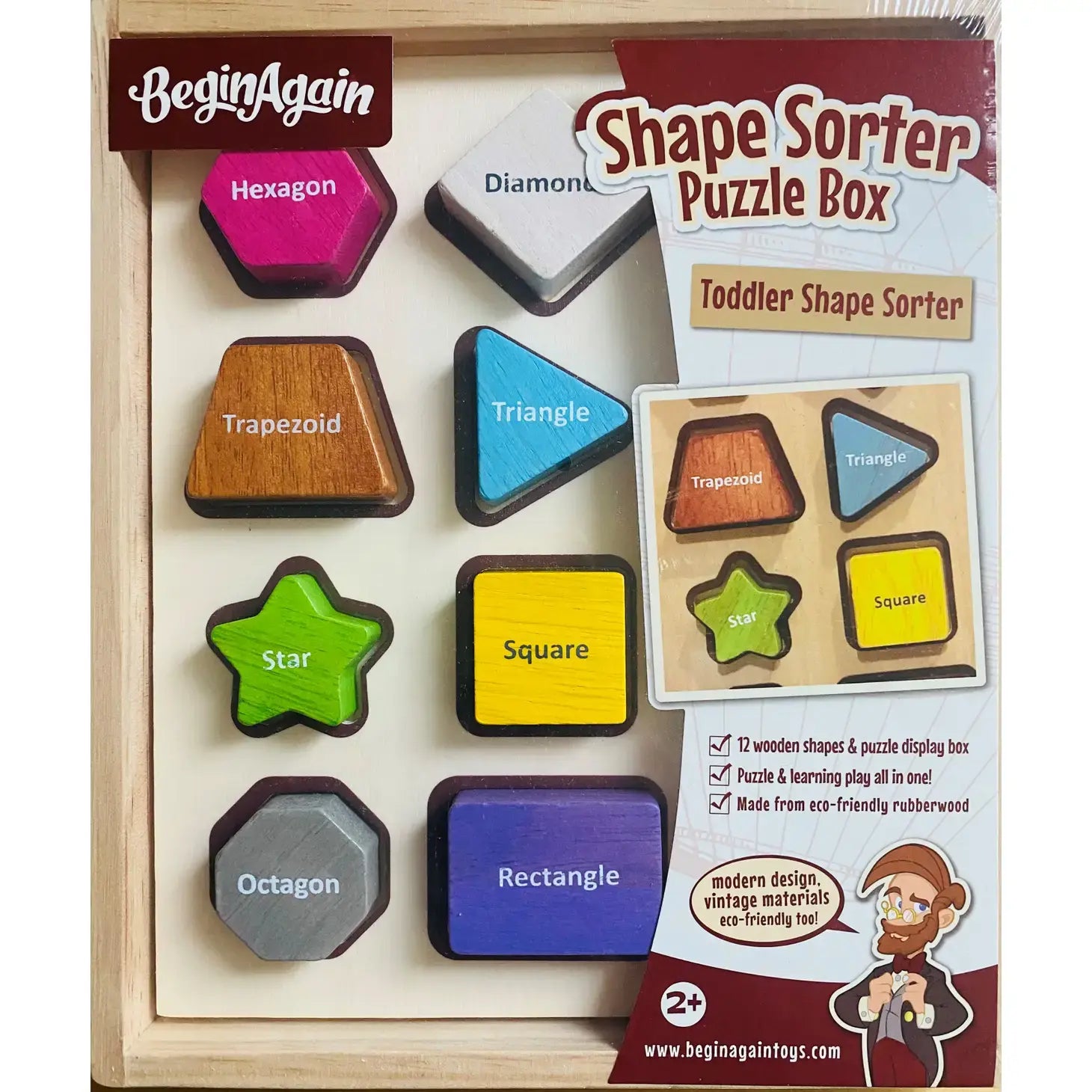 toy - shape sorter - puzzle box by beginagain