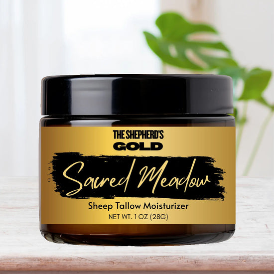 moisturizer - sacred meadow - sheep tallow by the shepherd's gold