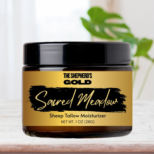 moisturizer - sacred meadow - sheep tallow by the shepherd's gold
