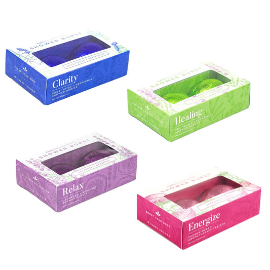 shower burst duo - aromatherapy tablets by boston international