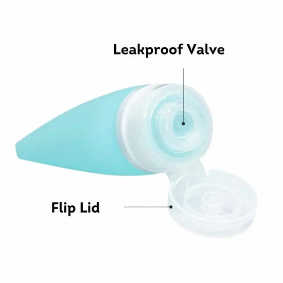 travel bottle 3oz - silicone by the green jar