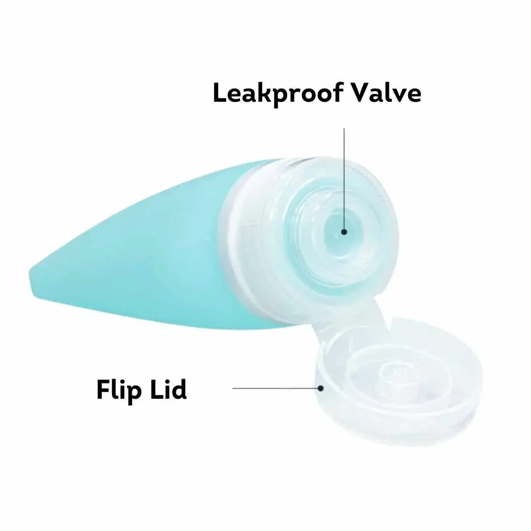 travel bottle 3oz - silicone by the green jar