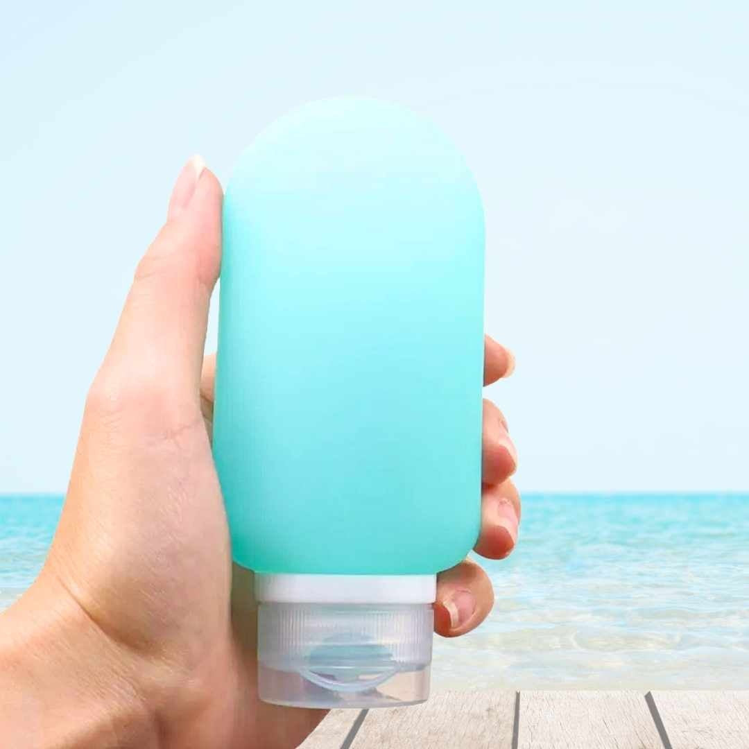 travel bottle 3oz - silicone by the green jar