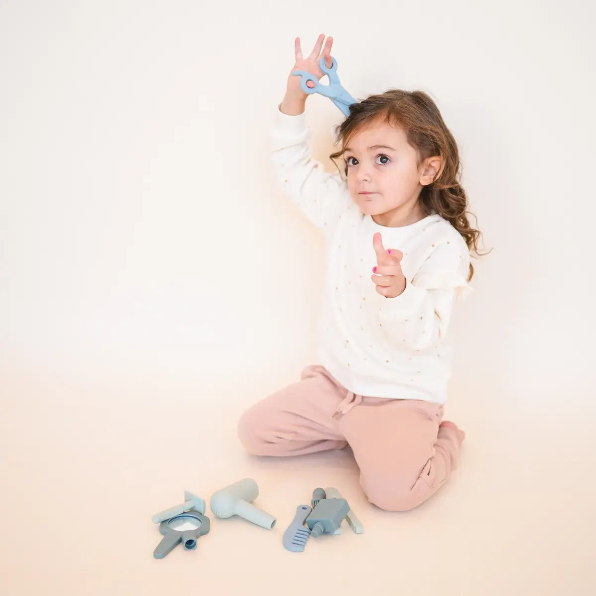 playset - silicone - hairdresser by bug + bean kids