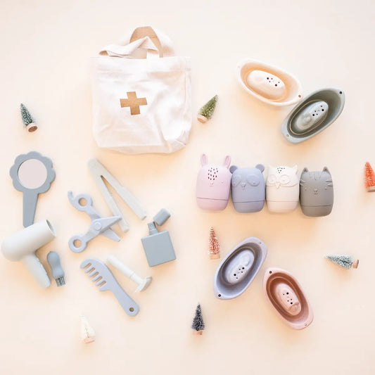 playset - silicone - hairdresser by bug + bean kids