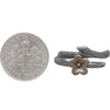 ring - cherry blossom branch - sterling & bronze - adjustable by nina designs