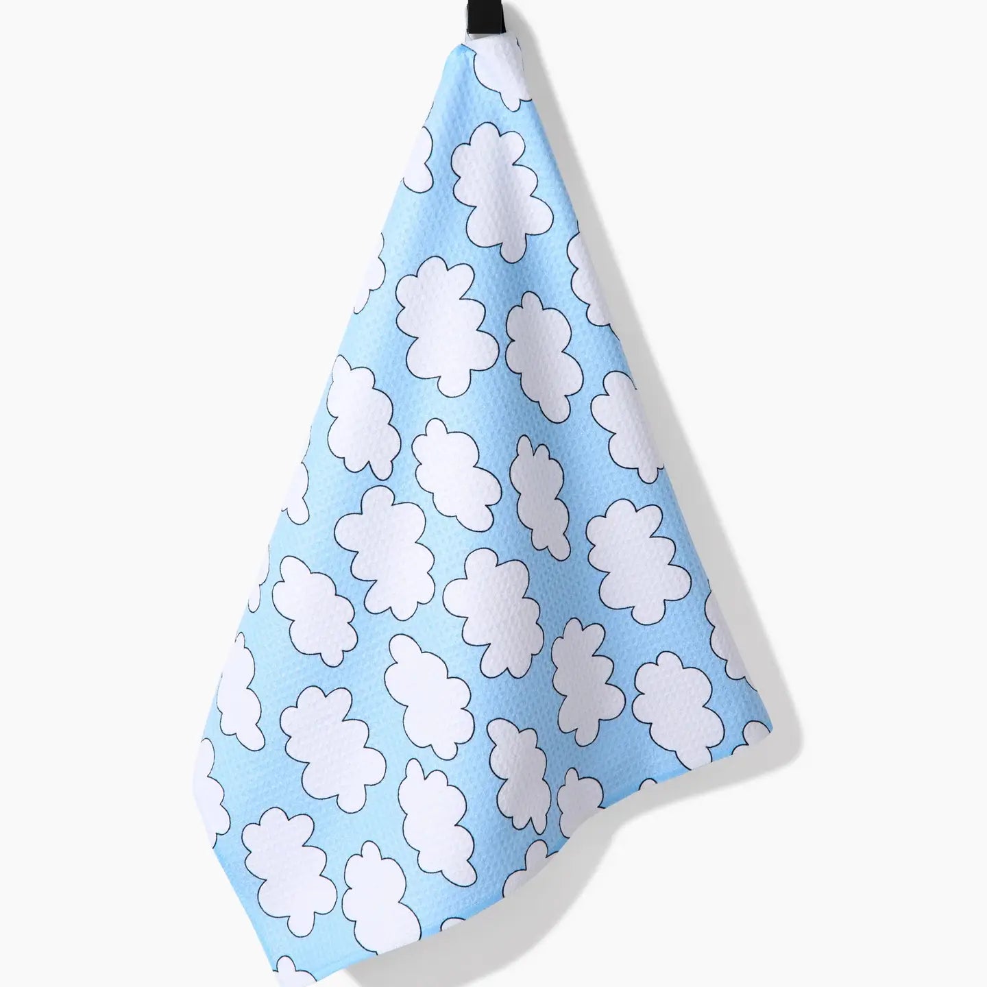 tea towel - microfiber - silver linings clouds by geometry house