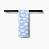 tea towel - microfiber - silver linings clouds by geometry house