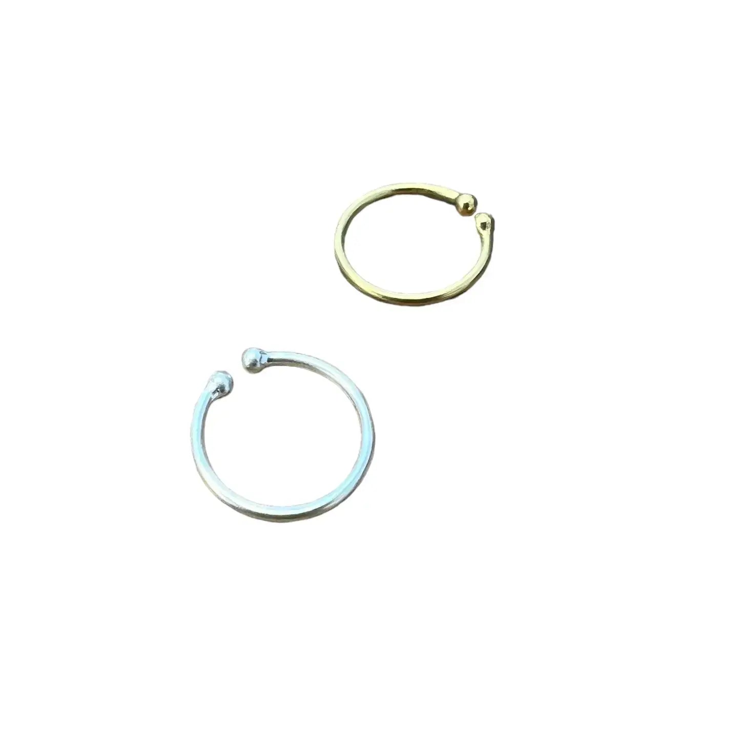 ear cuff - simple barbell by baizaar