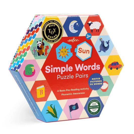 game - puzzle pairs - simple words by eeboo