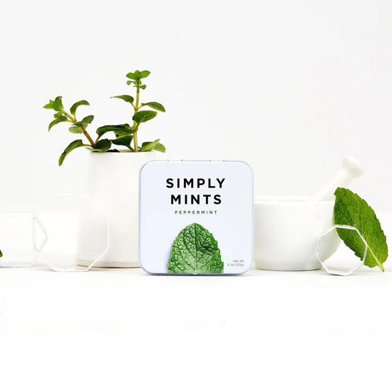 candy - simply mints - peppermint by simply gum