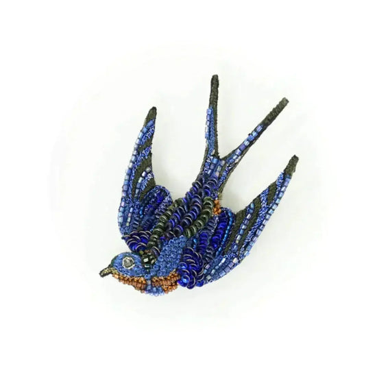 brooch pin - singing swallow by trovelore