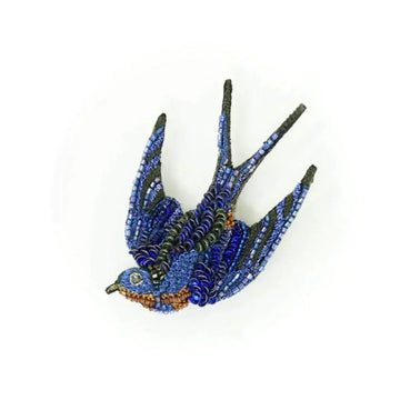 brooch pin - singing swallow by trovelore