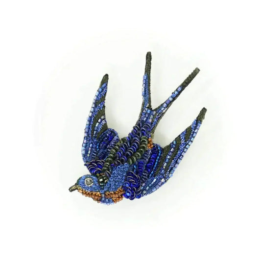 brooch pin - singing swallow by trovelore