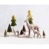 sisal botttle brush tree - green ombre by creative co-op