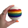 Dryer Ball | Rainbow Belt On White