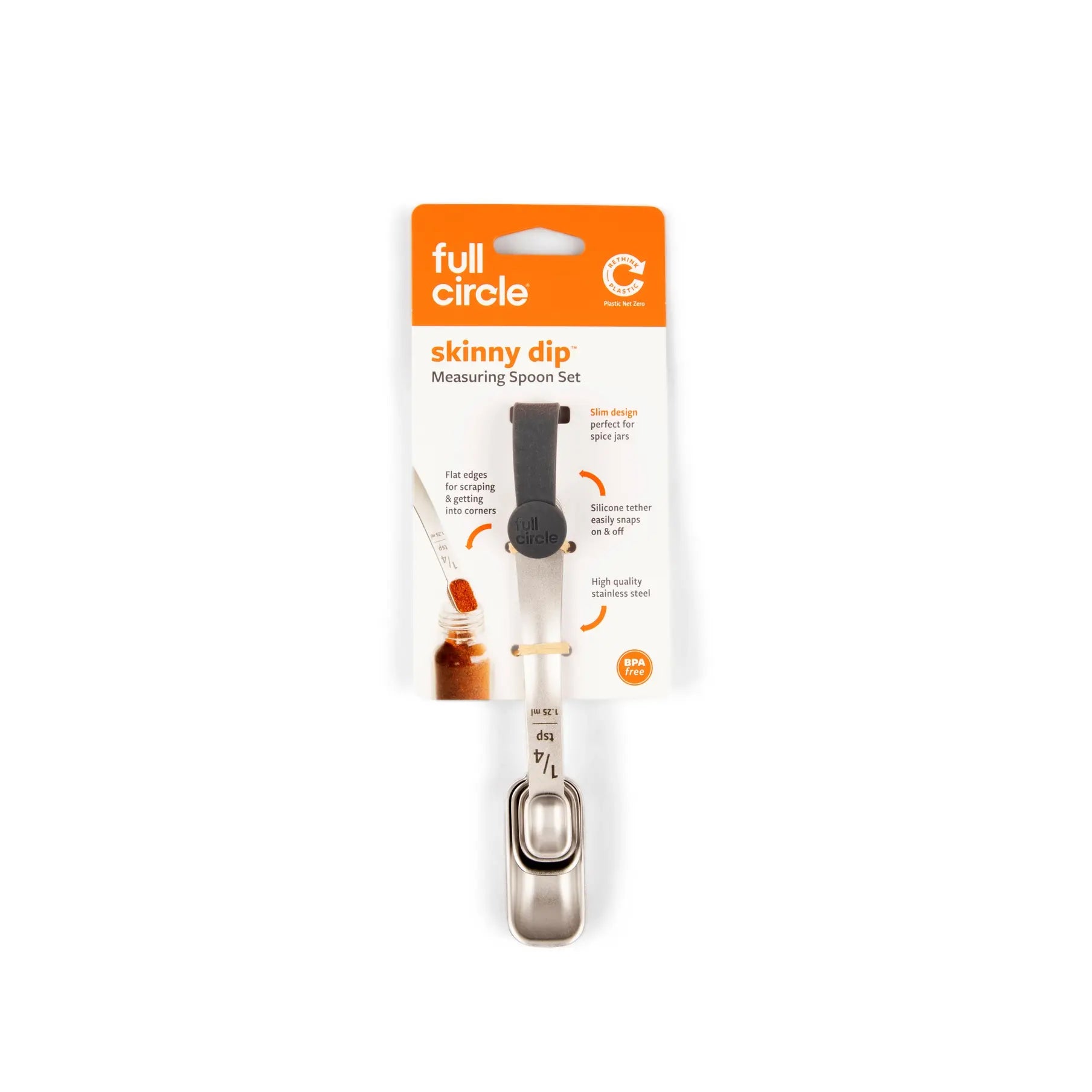 utensil - measuring spoon set - skinny dip by full circle home