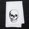 tea towel - flour sack - skull by counter couture