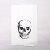 tea towel - flour sack - skull by counter couture