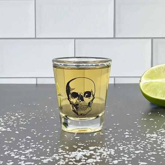 shot glass - skull by counter couture