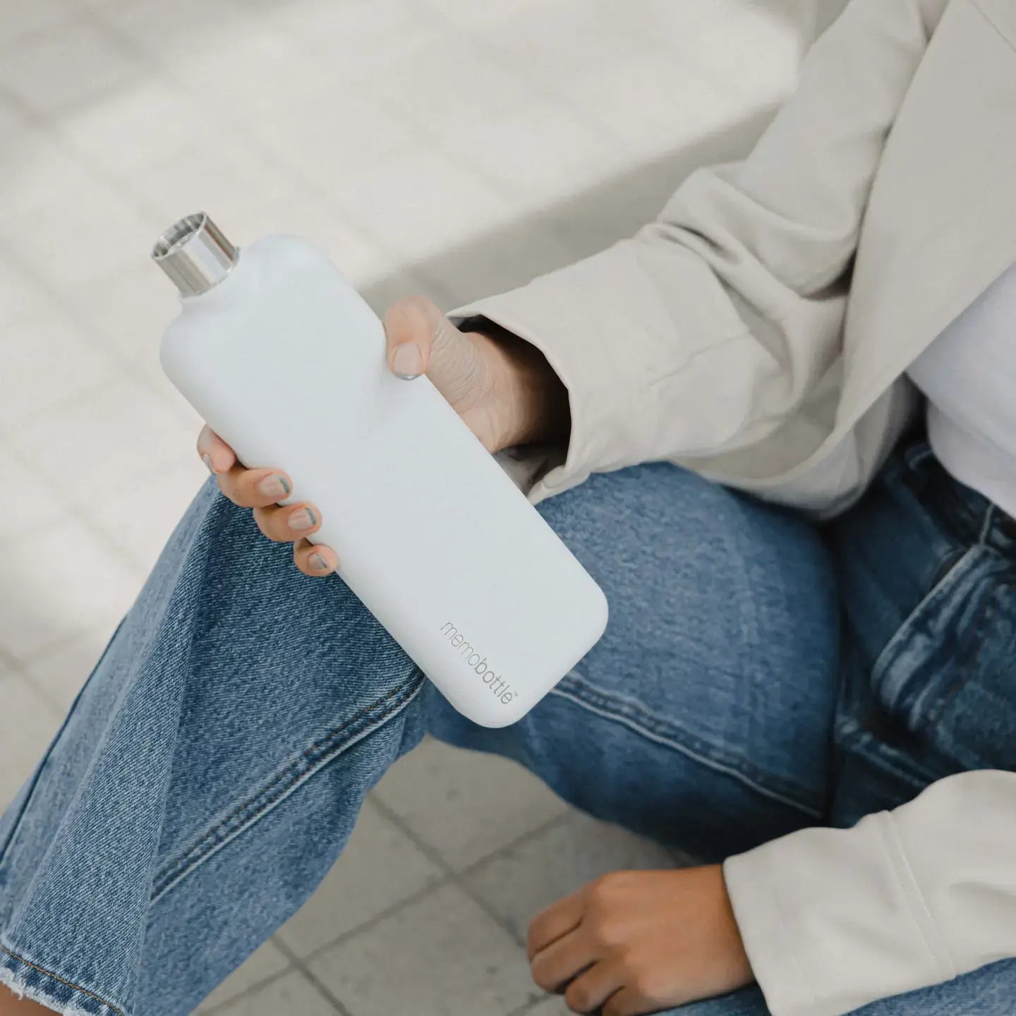 memobottle slim - stainless steel by memobottle
