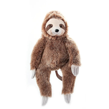 backpack - animal plush - sloth by the petting zoo