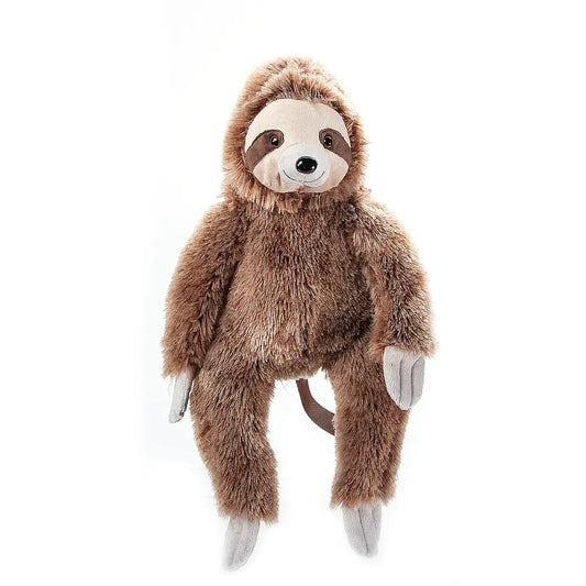 backpack - animal plush - sloth by the petting zoo