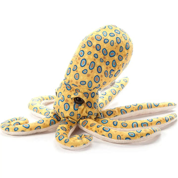 toy - animal plush - blue ring octopus - small 10" by the petting zoo