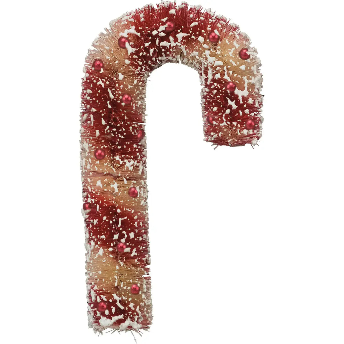 ornament - candy cane - bristle brush by primitives by kathy