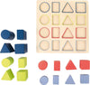 wooden puzzle - geometry shape fitting by hauck toys