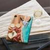 cheeseboard - acacia wood + resin - small by lynn & liana serveware
