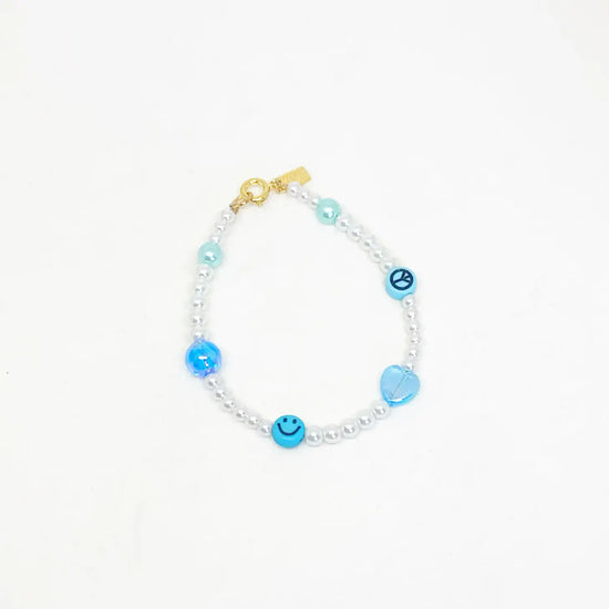 bracelet - gumball - smiley pearl by sofia ramsay