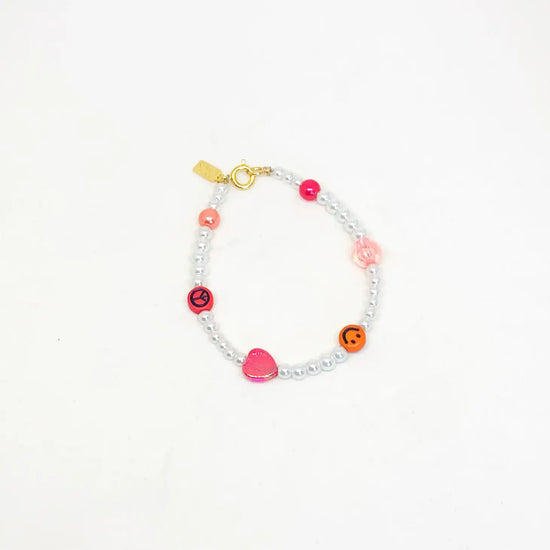 bracelet - gumball - smiley pearl by sofia ramsay