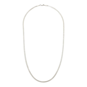 necklace - snake chain 16" - stainless steel by peter and june