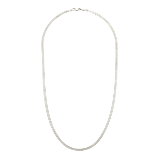 necklace - snake chain 16" - stainless steel by peter and june