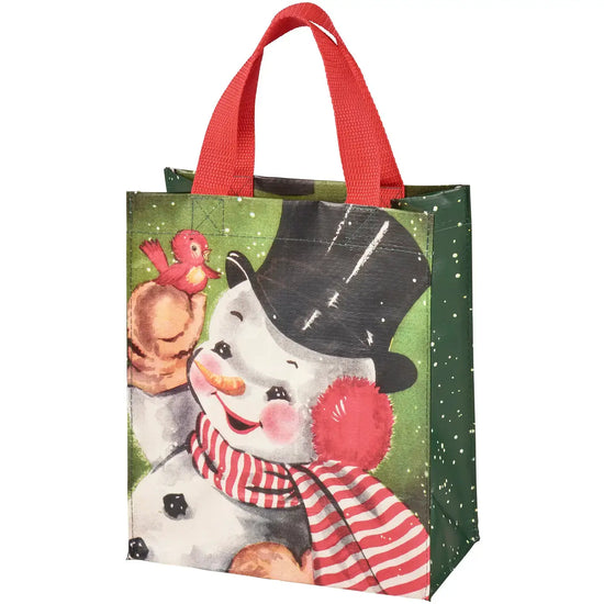 bag - daily tote - retro snowman by primitives by kathy