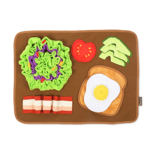 dog toy - snuffle mat - savory sunrise by p.l.a.y.