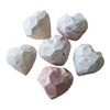 soapstone heart - natural chisel - "work in progress" by venture imports