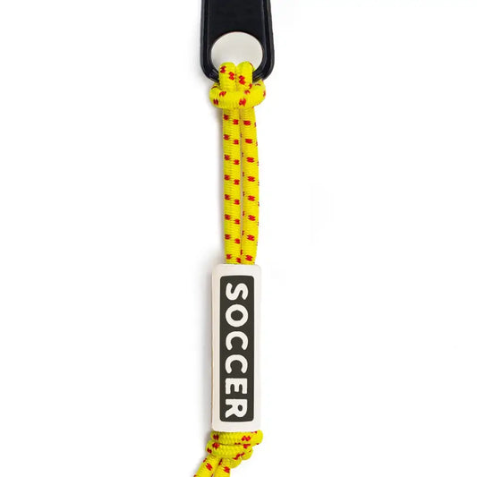 bag zipper tag - soccer by mudlove