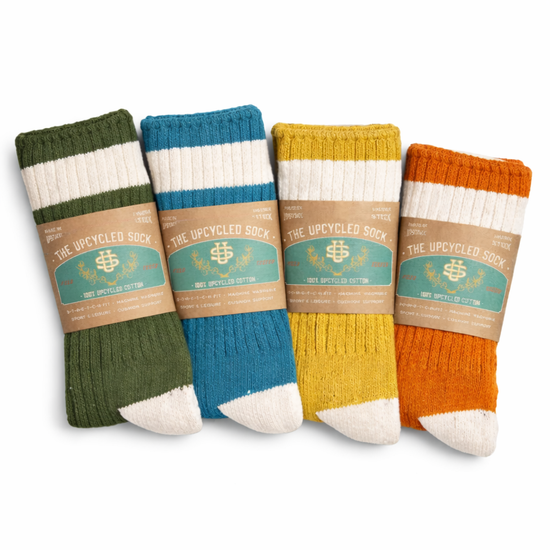 socks - upcycled cotton by upstate sock