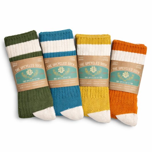 socks - upcycled cotton by upstate sock