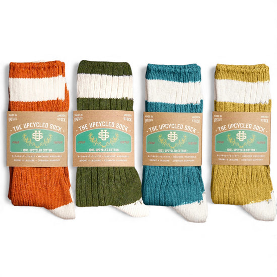 socks - upcycled cotton by upstate sock