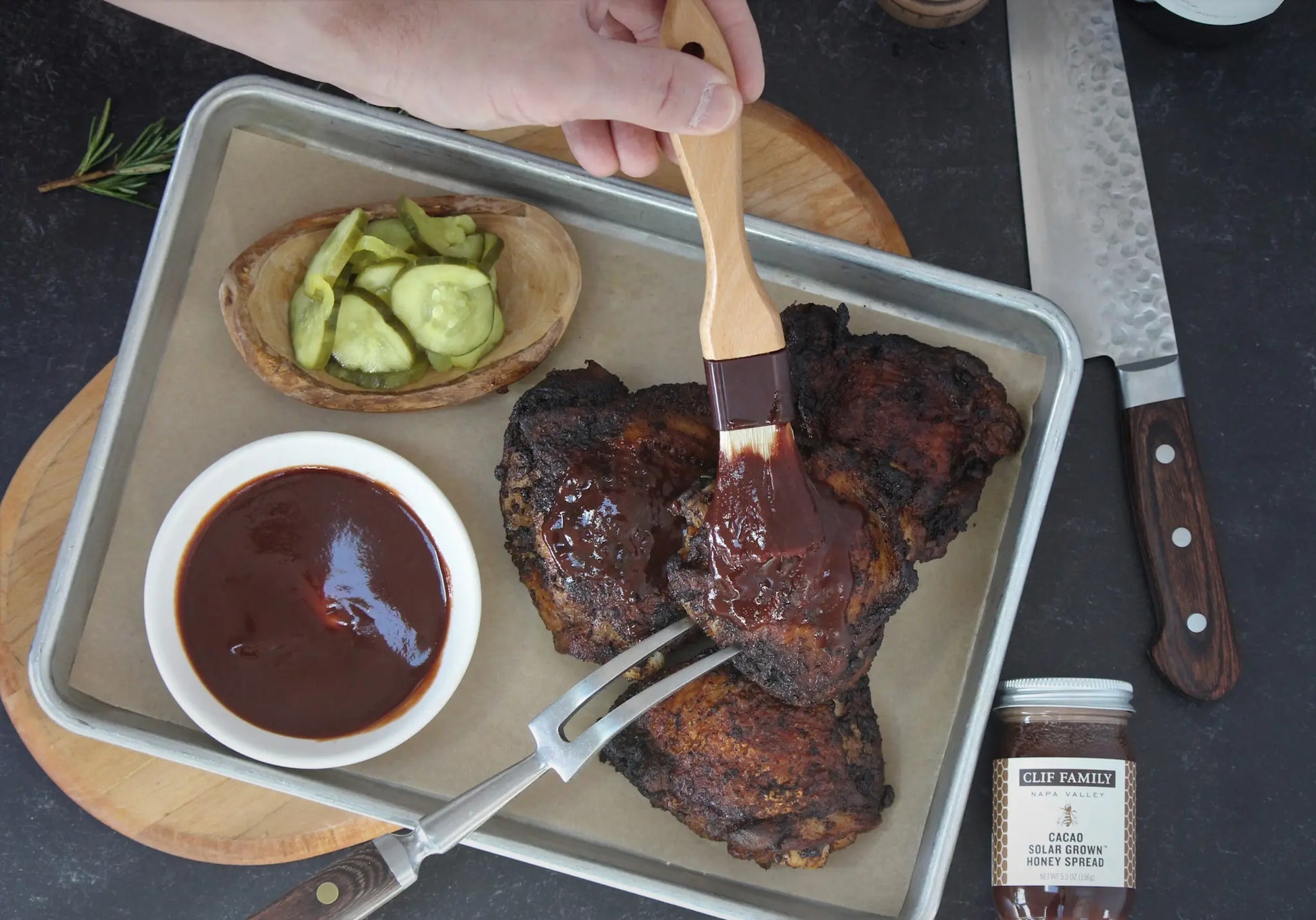 condiment - cacao honey spread - solar grown™ by clif family napa valley