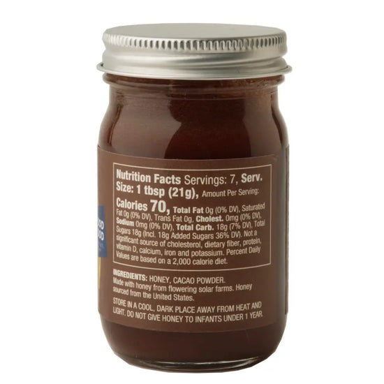 condiment - cacao honey spread - solar grown™ by clif family napa valley