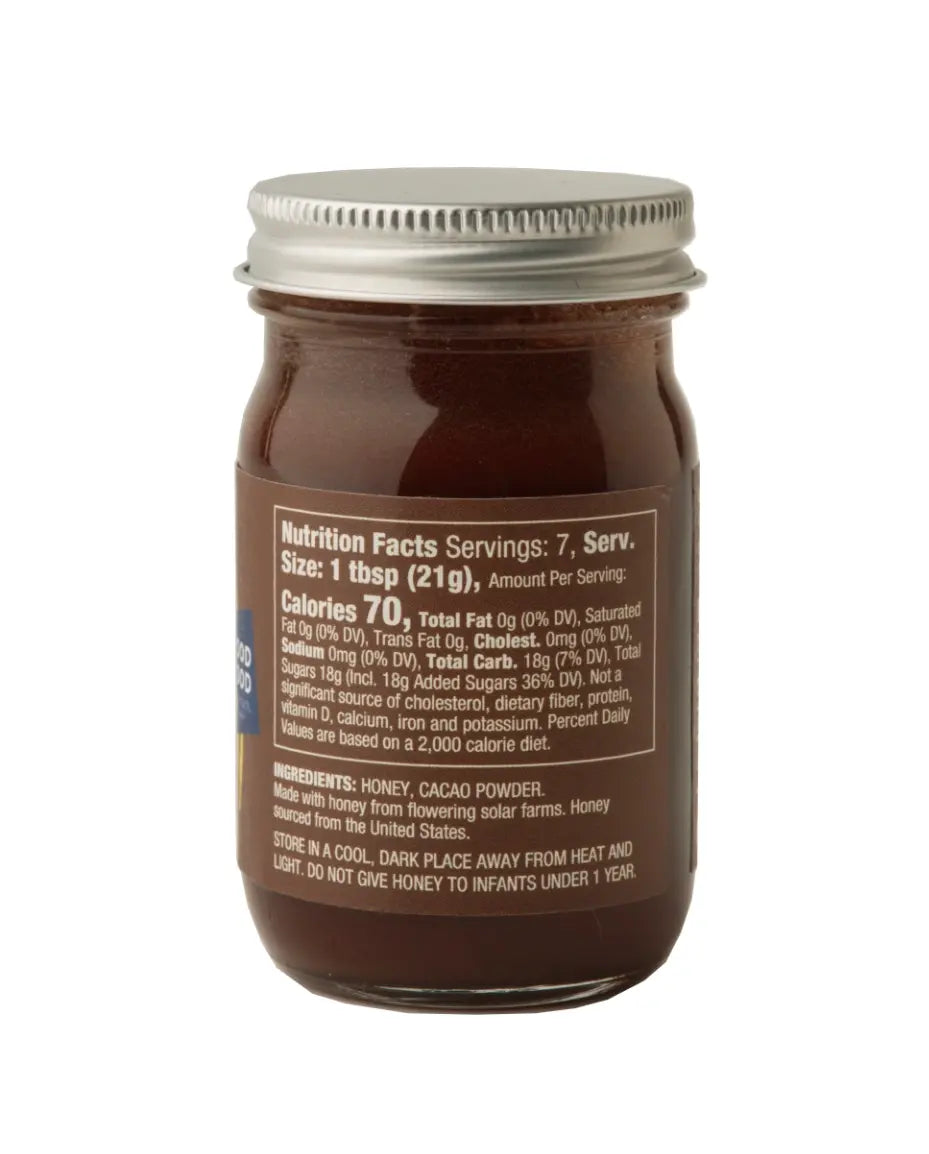 condiment - cacao honey spread - solar grown™ by clif family napa valley